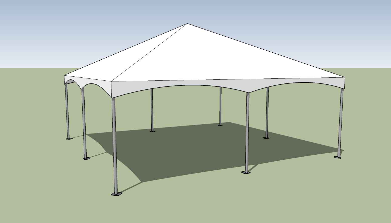 20x20 party tent